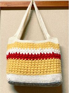 かぎ針編み　トートバッグ　ハンドメイド