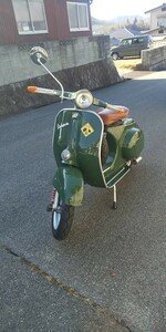 ベスパ　50S　グリーン　マロッシ　ポリーニ