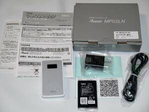 ■NEC PA-MP02LN-SA LTEモバイルルーター 美品