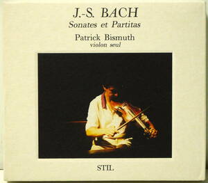 RARE ! STILL盤 パトリック ビスマス J.S.バッハ 無伴奏ヴァイオリンのためのソナタとパルティータ BISMUTH J.S.BACH SONATES ET PATRITAS