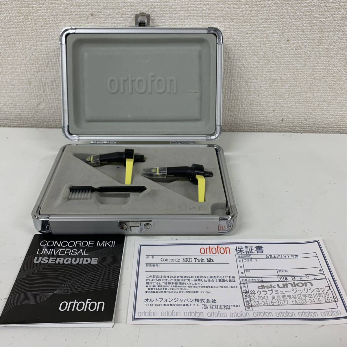 Yahoo!オークション -「ortofon concorde」(レコードカートリッジ) (DJ 