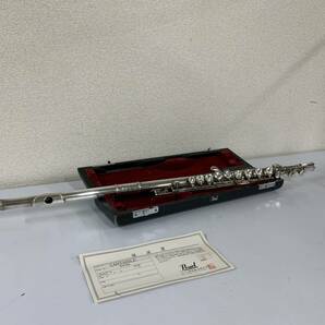 【R3】 pearl CANTABILE H35 CCE フルート 銀製 silver シルバー パール 中古管楽器 ハードケース付き 1376-29の画像1