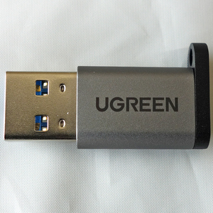 UGREEN USB Type-C 変換アダプタ USB-A to USB-C USB 3.1 Type C メス to USB 3.0 オス スペースグレー 中古品