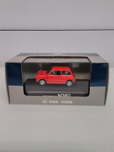 DISK KONE ディスクコーン HONDA N360 RED レッド ミニカー アンティーク 1/43 モデルカー EBBRO 名車 旧車 ホンダ