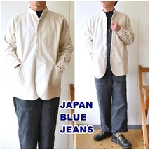 【 JAPAN BLUE JEANS ジャパンブルージーンズ 】コーデュロ スタンドカラージャケット S シャツ J352541 定価\17,600 中太畝 8ウェル_画像2