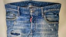 【　 DSQUARED2　ディースクエアード　】　 TIDY BIKER JEAN　　42　　 S74LB0516　　サファリ　スタッフインターナショナル国内正規品_画像3