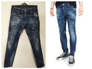 【　 DSQUARED2　ディースクエアード　】　 Classic Kenny Jean　50　　S74LB0506　スタッフインターナショナル国内正規品