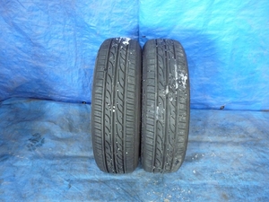 DUNLOP ダンロップ ENASAVE EC202 175/65R15 2021年製 8部山 2本 アクア/フィールダー/フィット/ノート/スイフト 等に　T-0109-1559