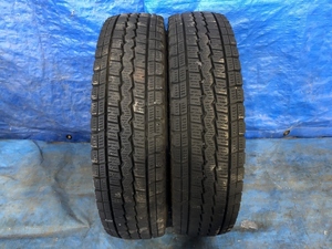 DUNLOP ダンロップ WINTER MAXX SV01 145/80R12 80/78N LT 2022年製 8部山 2本 軽トラック 等に