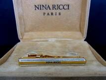 ◎№4573◎■美品■ニナリッチ【NINA RICCI】【シルバー・ゴールド】■ネクタイピン♪_画像1