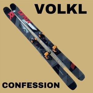 1◆272 VOLKL(フォルクル) CONFESSION コンフェッション パウダー スキー板 186㎝ 144-117-133ｍｍ 2017年モデル [札幌・店頭引取可］