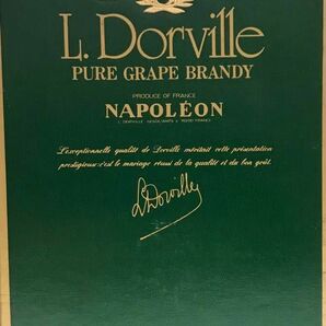 NAPOLEON L. Dorville PURE GRAPE BRANDY
