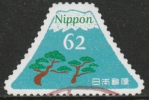 2018My旅切手レターブック（富士山）62円　使用済み１種