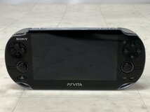 PS VITA 本体 Crystal Black クリスタルブラック PCH-1100 SONY ソニー 閃乱カグラ ●E093M455_画像2