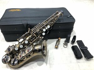 B&S Behning＆Sons カーブド ソプラノサックス 管楽器 ケース付属●F013T814