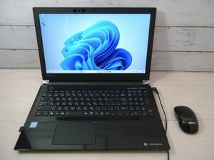 dynabook P2-T5KP-BB Core i3-8130U/SSD500GB/メモリ8GB/BD/Windows11/OfficeProfessionalPlus2021