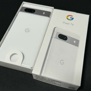 新品未使用 Pixel 7a Google 本体 128GB グーグル ピクセル SIMフリー スノー ホワイト 白色 一括購入品 ②