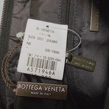 未使用 タグ付 BOTTEGA VENETA ボッテガヴェネタ セカンドバッグ クラッチバッグ イントレチャート ブラック レザー 保存袋 1円 『A38』_画像9