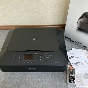 ☆【通電OK】Canonキャノン PIXUS MG6530 インクジェットプリンター複合機 家電 電源コード有り 現状品 箱あり 保管品