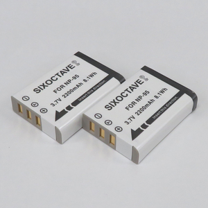 NP-95　FUJIFILM　互換バッテリー　2個　純正充電器で充電可能 X100 X100S X100T X30 X70 XF10 X-S1　RICOH DB-90　RICOH DB-90