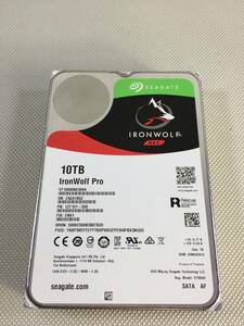 S3689●SEAGATE シーゲート 3.5インチ HDD ハードディスク SATA 10TB IronWolf Pro ST10000NE0004 【フォーマット済み】