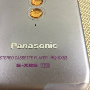 S3753●Panasonic パナソニック ポータブル ステレオカセットプレーヤー RQ-SX53 【ジャンク】の画像3