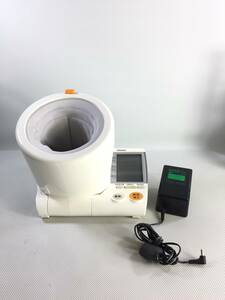 S3817●OMRON オムロン 自動電子血圧計 血圧測定 上腕式 スポットアーム HEM-1000 ACアダプター付属 AC-MDH60