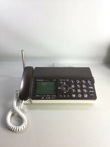 S3929●Panasonic パナソニック パーソナルファックス FAX ファクシミリ 電話機 親機のみ KX-PD503DL バッテリー KX-FAN57 【同梱不可】