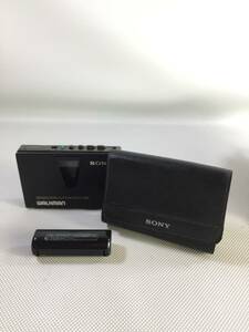 S3997●SONY ソニー WALKMAN ウォークマン ポータブルカセットレコーダー カセットプレーヤー WM-550C カバー付き 通電OK