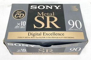 1円〜 未開封 当時物 カセットテープ SONY ソニー Metal SR 90min/135m C-90MTLSR メタル テープ 希少 激レア ラジカセ レトロ まとめ 録音