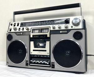 1円〜 AIWA アイワ ラジオカセットレコーダー CS-80 2BAND ラジカセ ラジオ ステレオ 音響機器 当時物 昭和レトロ 完動品 アンティーク