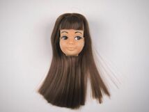 ① ビンテージ スキッパー 人形 ヘッドのみ 3点セット 髪色ちがい マテル社 Mattel 着せ替え人形 1960年代 当時物 現状品 Skipper HBY-DSK6_画像9