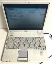 SHARP Mebius PC-CL1-5CE/AMD Athlon XP-M/メモリー 256MB/ HDDなし 14型 BIOS確認済み　ジャンク品_画像2