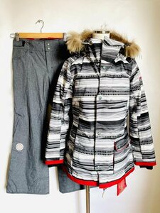 [ including carriage ]phenix Phoenix board wear snow wear M size 9-3 gray eggshell white black lining equipped fur removed possible 6432475