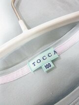 【送料込】[キッズ/子供服] TOCCA BAMBINI　トッカ　長袖Ｔシャツ　100cm　水色系　ライトブルー系　綿コットン　日本製　女の子用/n471451_画像6