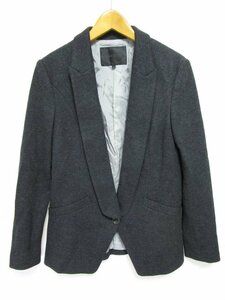 [ включая доставку ] UNTITLED Untitled жакет серый шерсть шерсть 100% tailored jacket сделано в Японии ходить на работу аккуратно чувство size42 XL/956687