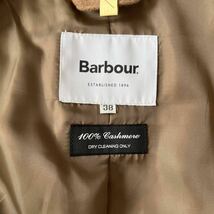 【超美品 定価17万】 barbour WHITLEY 38 カシミヤ100% バブアー トレンチコート / ウール border BURGHLEY BEAUFORT 西口修平_画像8