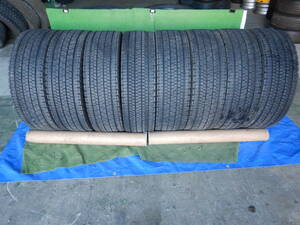 ★BS W999 スタッドレス★245/70R19.5 136/134J 残り溝:12mm以上 2022年製 8本 MADE IN JAPAN