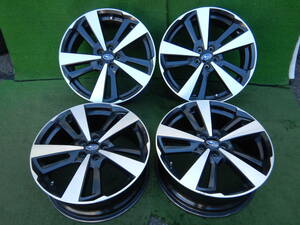 ★SUBARU純正 H2 C87★18×7.5JJ OFF:+55 PCD100-5H ハブ径；56mm 傷、汚れ等あり 4本 MADE IN JAPAN