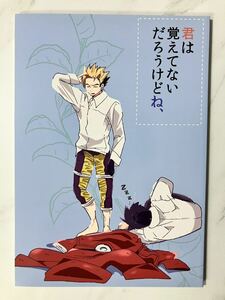 トライガン 同人誌 【君は覚えてないだろうけどね、】TRIGUN ウルフウッド×ヴァッシュ WV 牧台 三日め オカモト