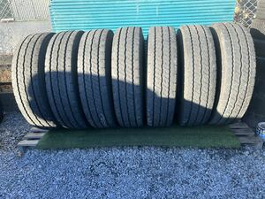 11R22.5 14PR DUNLOP SP521 縦溝　7本セット　2020年式