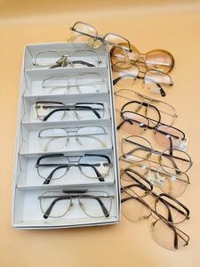 QA372 HOYA/ ESSEL /EYEVAN/ Rodenstock/ SPM メガネ フレーム 日本製　金属　まとめ　ビンテージ　老眼鏡 
