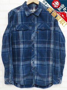 7T8928/G-STAR RAW 長袖コーデュロイチェックシャツ ジースターロウ