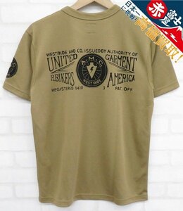 7T8675【クリックポスト対応】未使用品 WESTRIDE POWER DRY TEE-2 A.M.C ウエストライド 半袖Tシャツ