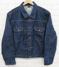 7T8905/未使用品 TCB jeans Working Cat Hero Jacket ワーキング キャット ヒーロー デニムジャケット Ｇジャン_画像2