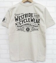 7T8684【クリックポスト対応】未使用品 WESTRIDE WESTRIDE CYCLE WEAR 半袖Tシャツ ウエストライド_画像3