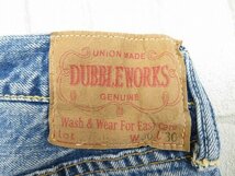 3P5147/ダブルワークス カットオフデニムショーツ DUBBLEWORKS ショートパンツ_画像4