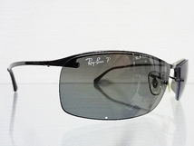 廃盤 偏光 RayBan レイバン RB3183 004/82 シルバーミラー POLARIZED ポラライズド ガンメタル 釣り フィッシング バイク サングラス_画像4