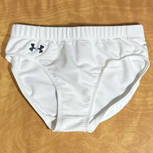 新品 「UNDER ARMOUR」 レーシングショーツ　US/Sサイズ ホワイト/陸上競技/ブルマ/インポート/ストレッチ