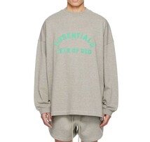 【ESSENTIALS】HEAVY JERSEY LS TEE XXSサイズ 　送料込み/ヘザーグレー/FOG/エッセンシャルズ/23FW_画像1